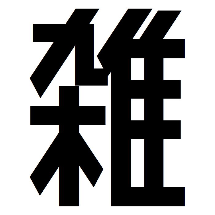 漢字の成り立ち 変形バカ一代 ジザイトイズ